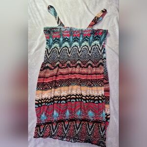 Multicolor Patterned Women's Top